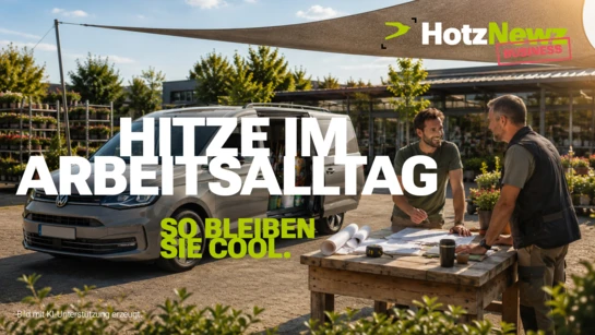 WENN HITZE DEN ARBEITSALLTAG BEEINFLUSST: SO BLEIBEN SIE COOL