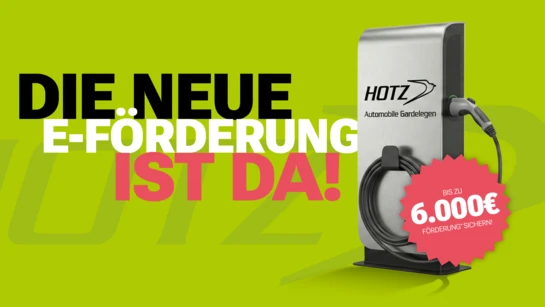 Bis zu 6.000 € sparen bei Kauf oder Leasing von E-Autos und E-Hybriden!