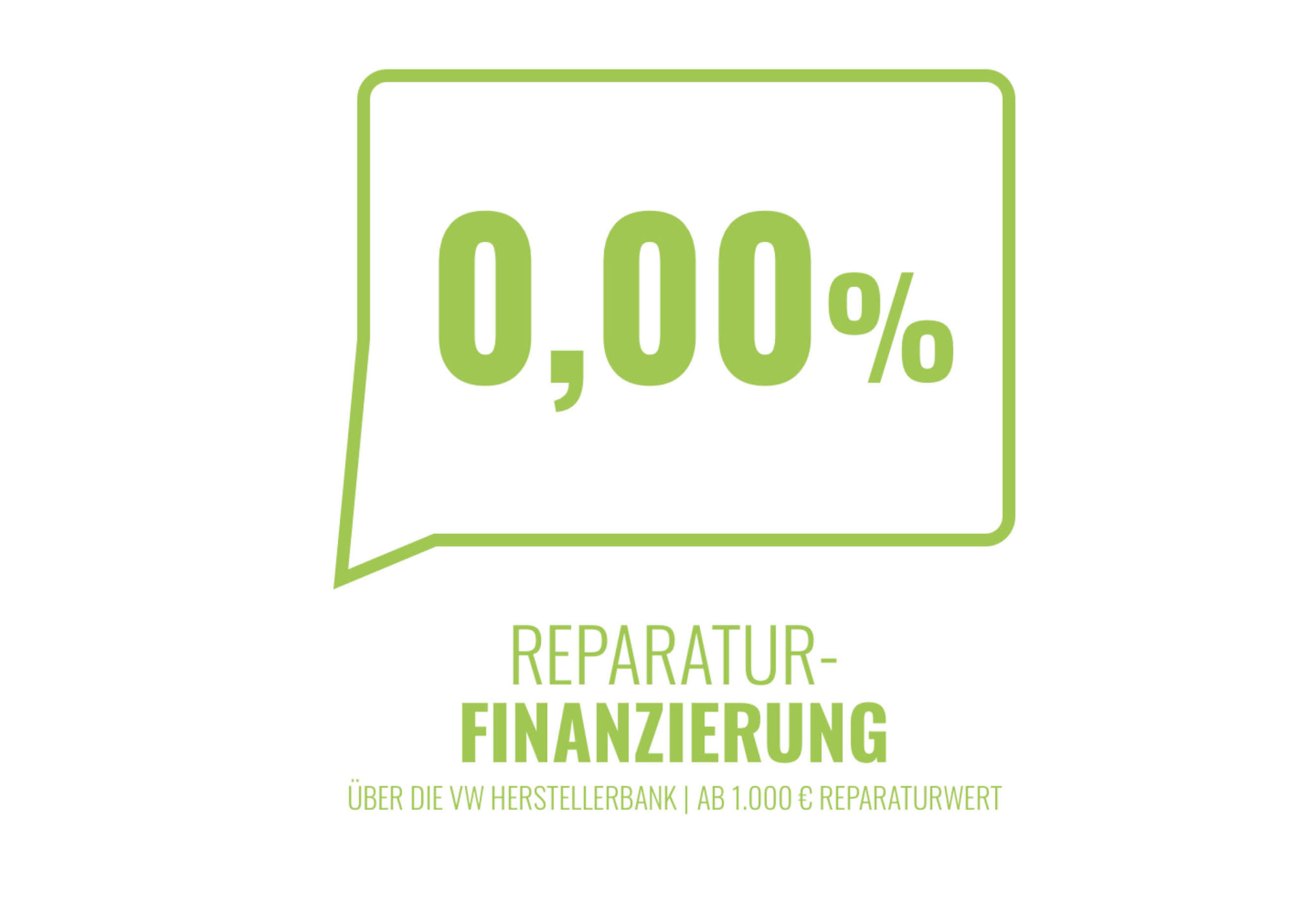 0% Reparaturfinanzierung