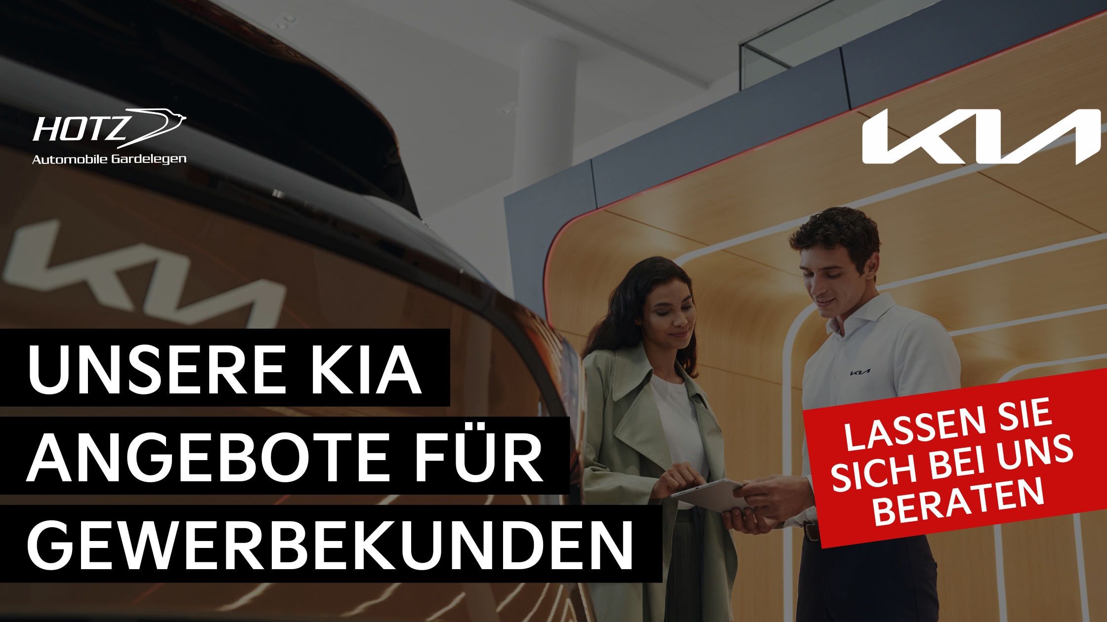 KIA für Geschäftskunden Header